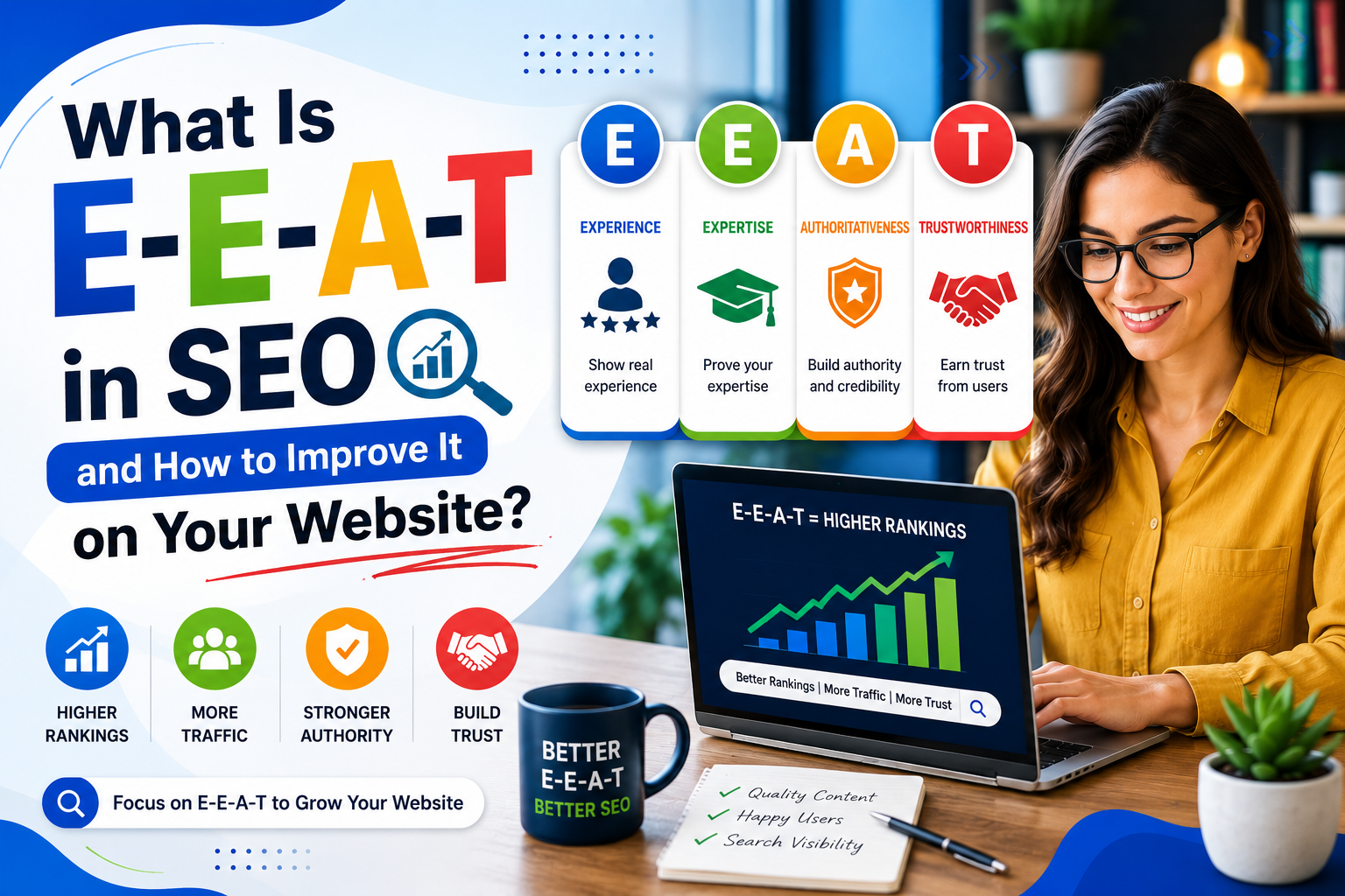What Is E-E-A-T in SEO and How to Improve It on Your Website?