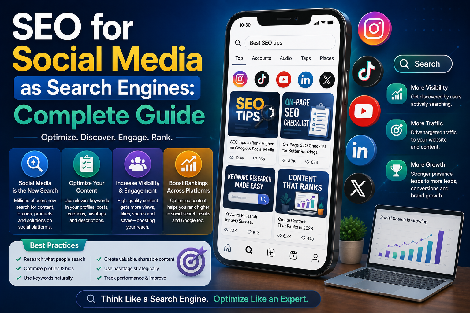 SEO for Social Media as Search Engines: Complete Guide