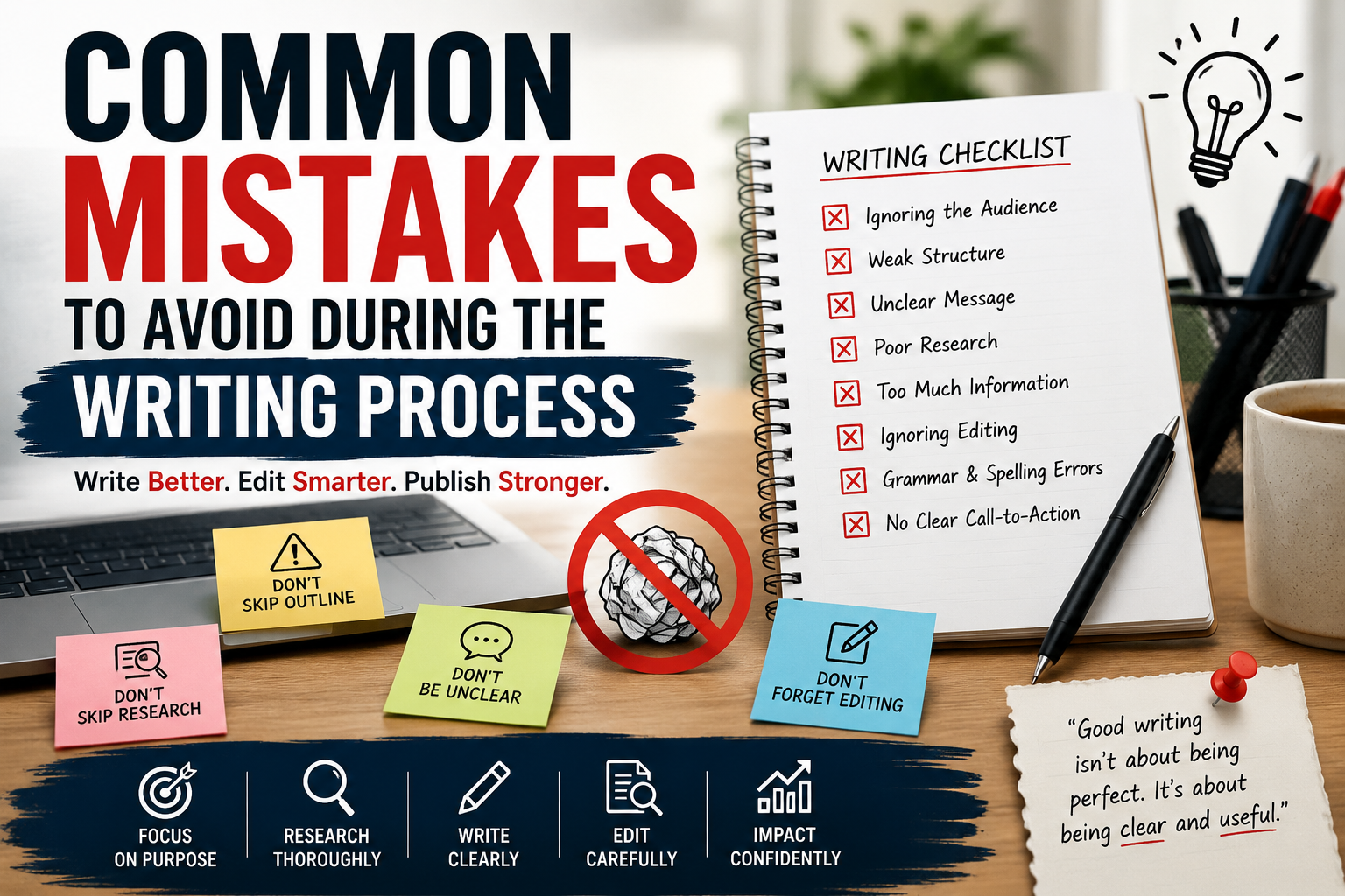 Common Mistakes to Avoid During the Writing Process