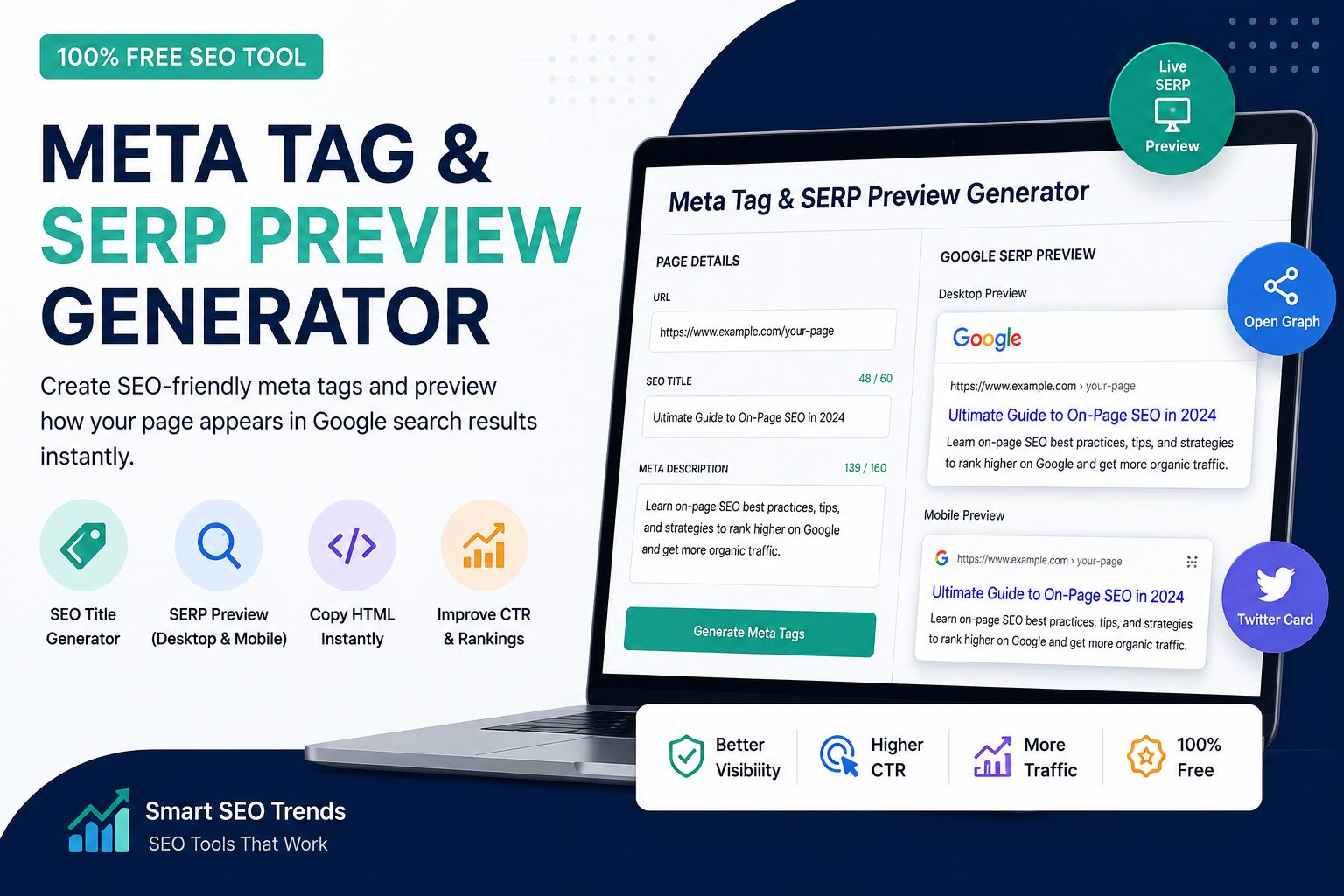 What Is a Meta Tag & SERP Preview Generator?
