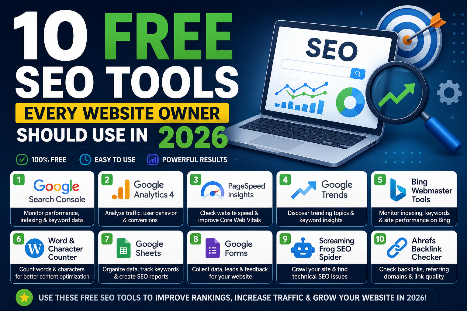 Best and Free SEO Tools