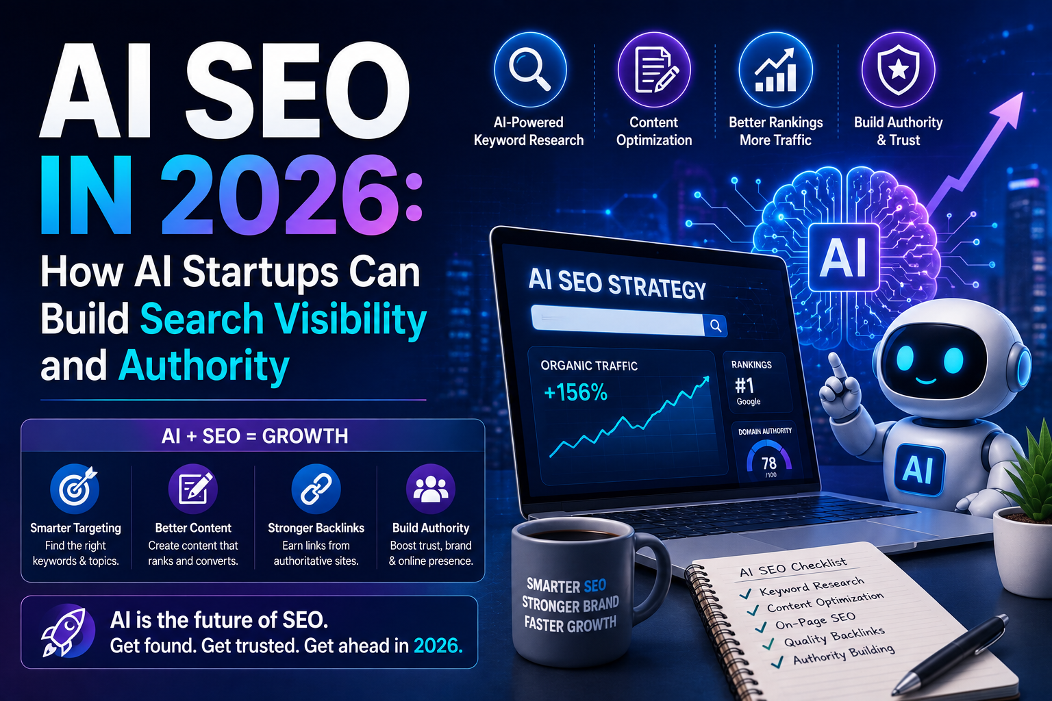 AI SEO in 2026: How AI Startups Can Build Search Visibility and Authority