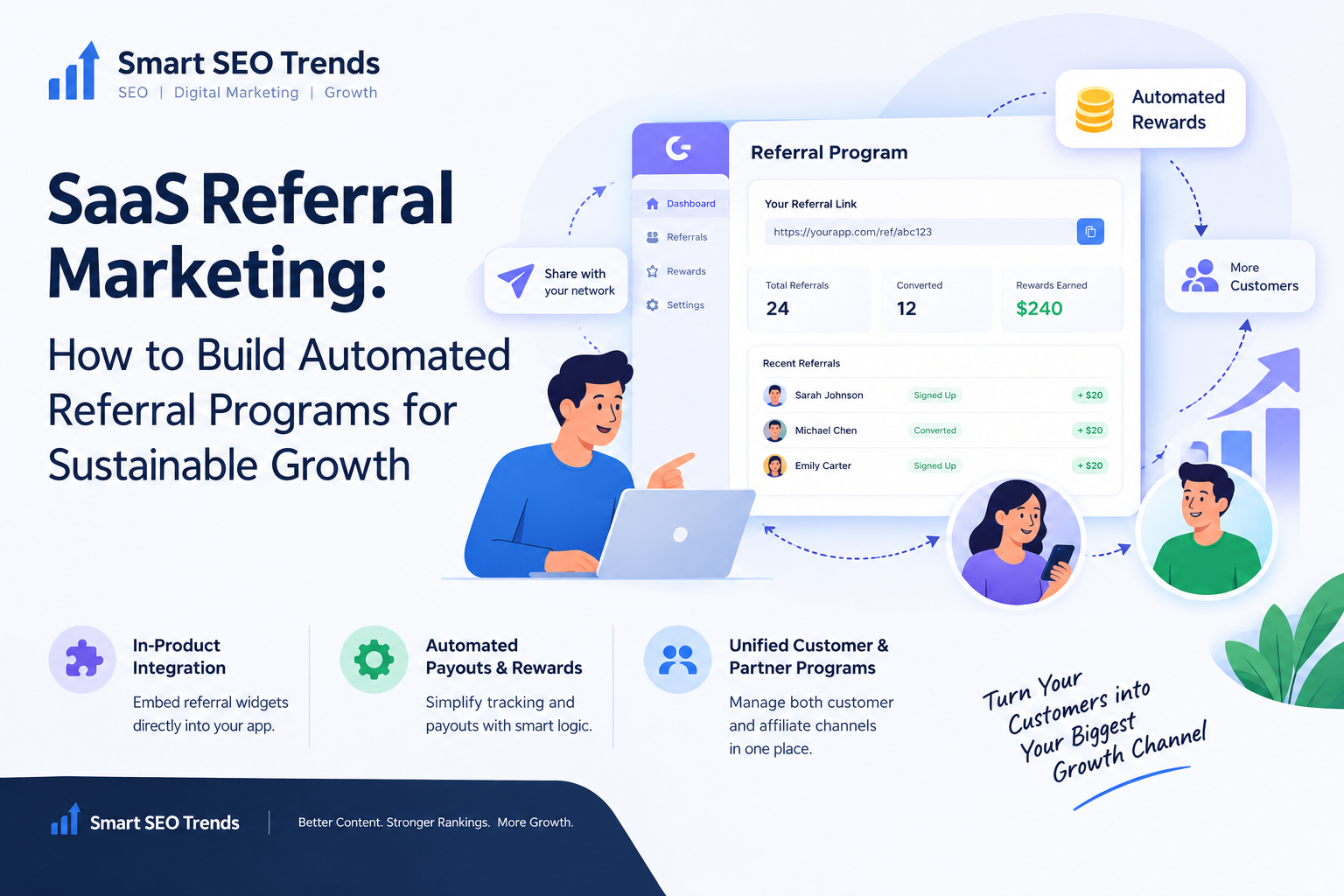 SaaS Referral Marketing: How to Build Automated Referral Programs for Sustainable Growth